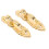 Screw Mount Curtain Tassel Tie Back Tieback Wall Hooks 16PCS Gold Tone 5