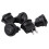 100Pcs SPST Black Button /Off Round Rocker  AC 6A/250V 10A/125V 2