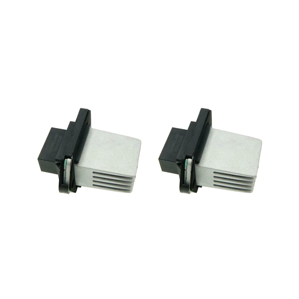 2X Radiator Fan Blower Motor Resistor For Excelle Epica 96207453 96327381 9030377 Black 4712292390030