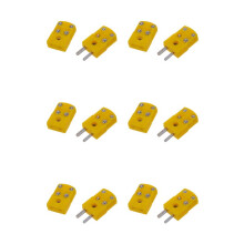 12X Gele Plastic Omhulsel K-Type Thermokoppel-Stekkerdoosconnectorset