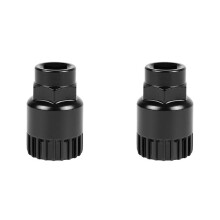 2X Bicycle 20 Teeth Bottom Bracket Remover Puller Tool Black for Mountain Bike Bicycle Repair Tools
