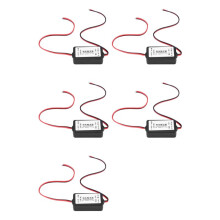 5X Connettore del Filtro del Condensatore del Relè del Raddrizzatore Della Telecamera per Retromarcia da 12 V per il Reattore Anti-Interferenza