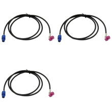 3X for B8 MQB MIB STD2 ZR NAV Discover Pro Radio Screen Cable Wire Harness 100CM