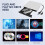 5X External CD DVD +/-RW Drive, USB 3.0 & USB-C CD & DVD ROM Burner Player Reader Writer Rewriter Disc Drive,White 7