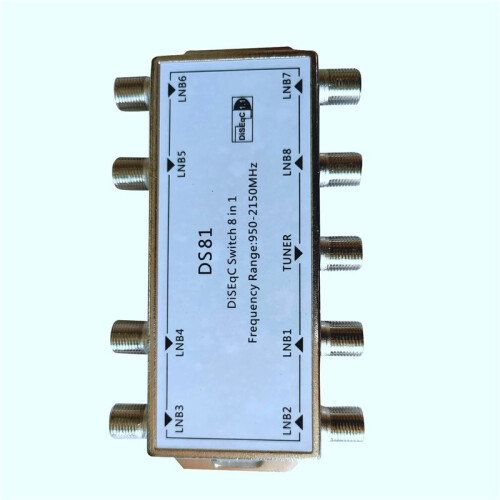 3X DS81 8 em 1 Sinal de Satélite DiSEqC  LNB Receptor Multiswitch 2