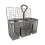 3X Universal Dishwasher Cutlery Basket Replacement, with Removable Handle, for  and 8