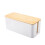 3X Cable Storage Box Power Socket Organizer Cable Tidy Storage Box Network  Storage Bin Charger Wire Management -F 2