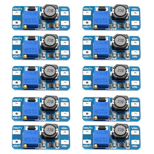 30PCS, MT3608, - Converter, Boost Regulator, USB Power Module, 2V-24V to 5V-28V, 2A Output, Micro-USB 1