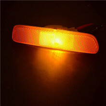 2X Left Side for RX300 1999-2003 IS300 2001-05 Rear Bumper Reflector Yellow LED 8174048010