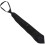 20X Men Solid Black Polyester Zip  Necktie Smooth Zipper Tie 4