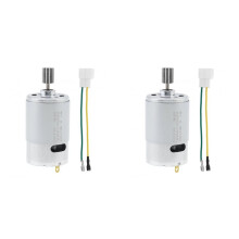2X 10 Teeth RS550 Motor 24V 40000rpm High Speed Electric Motor Kids Ride Car SUV Parts for Remote Control Car