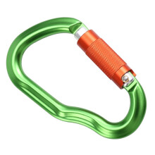 2X Mousqueton à Verrouillage par Rotation, Mousqueton Robuste 25 KN pour L'Escalade, Mousquetons de Sécurité pour la en Rappel, Laisse pour