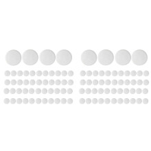 96Pcs 2.5inch Monotub Adhesive Filter Disks - 2MM Thick Monotub Filter Discs for Mushroom Growing Supplies -Mushroom Box