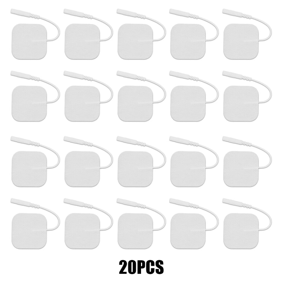 Photos - Massager  20/10pcs 4/5x4/5cm TENS Nerve Muscle Stimulator Electrode Pads Gel  Patch for Electrodes Physiotherapy Machi(20PCS)