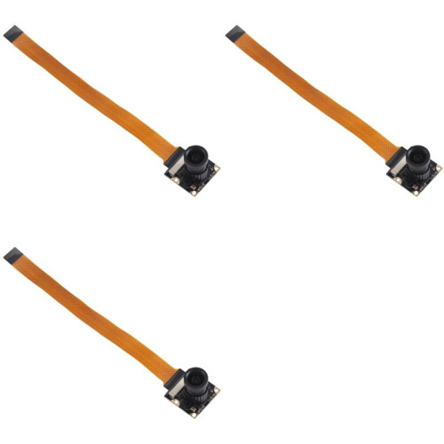 3X 5 Megapixels 1080P Sensor OV5647  Camera Module with 15 Pin Cable, 75 Viewing Angle for Raspberry Pi Zero/2W/W/5 1