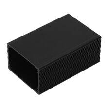 2X Aluminum Alloy Instrument Aluminum Shell, 100 X 66 X 43mm Aluminum Power Amplifier Housing