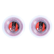Zarsia 2 Rolle 1,35 mm Synthetischer Nylon Regenbogen Tennis Saite Tennis Schläger mit Weichem Gefühl (200 M)
