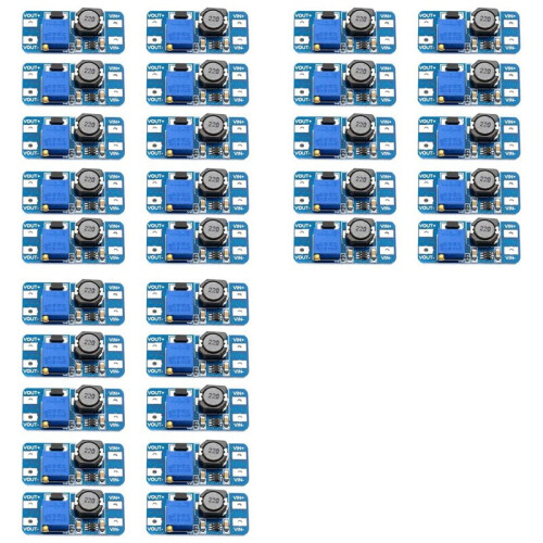 30PCS, MT3608, - Converter, Boost Regulator, USB Power Module, 2V-24V to 5V-28V, 2A Output, Micro-USB