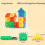 (103Pcs) House Block Building Toy Children Assembling Educational Reusable Plastic Toy 1