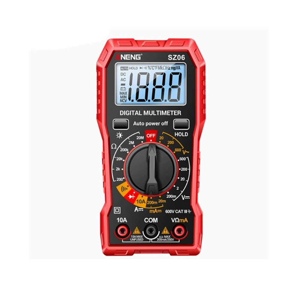 Aneng Digital Multimeter 600V Ac Voltage Multimetro 10A Current Testing Ohm Resistance Diode Test Tools A 6033360435803