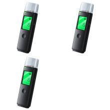 3X Alcootest Rechargeable Testeur D'Éthylotest Portable pour les Particuliers et les Maisons Testeur D'Insufflation au Volant en État D'Ébriété