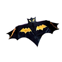 (Black 2.5m)Cometa creativa Lightning Bat varillas duraderas de fibra de vidrio actividades familiares al aire libre