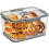 Bread Box for Kitchen Countertop Airtight Bread Storage Container with  Recording Lid Bread Keeper for Bread 4