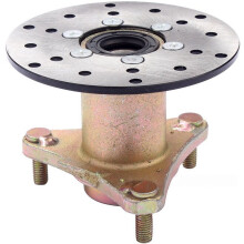 15MM Front Hub Flange Brake Wheel Hub & Pad for 50cc 110cc ATV Kart Buggy Karting UTV Quad Bike Part