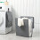 Foldable Laundry Basket Wall Hanging Foldable Hamper for Clothes Storage 3