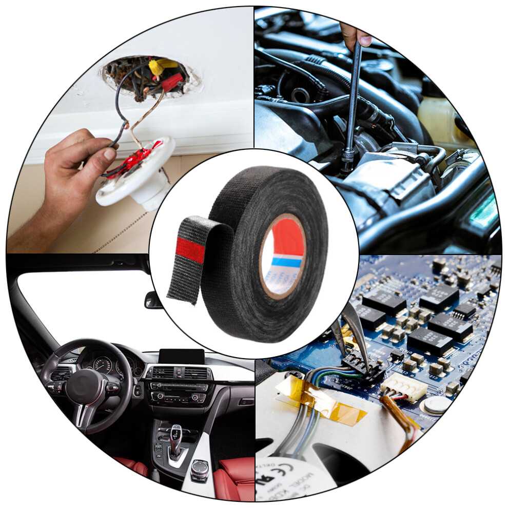 15M X 19Mm Car Cloth Wiring Tape 7293282146457
