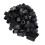 100Pcs Black Plastic Valve Caps For Cars 13