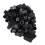 100Pcs Black Plastic Valve Caps For Cars 6
