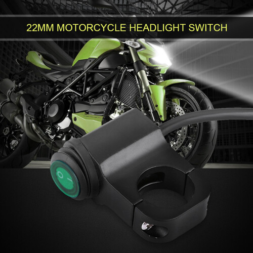 Universal 12V Motorcycle Handlebar Light Switch