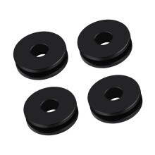 4 Black Windscreen Bushings for Harley FL Models