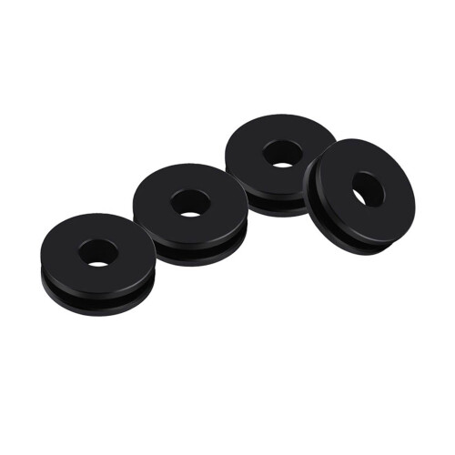 Black POM Windshield Bushings for Heritage Softail 1
