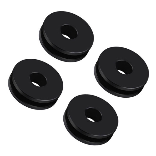 Black POM Windshield Bushings for Heritage Softail 2