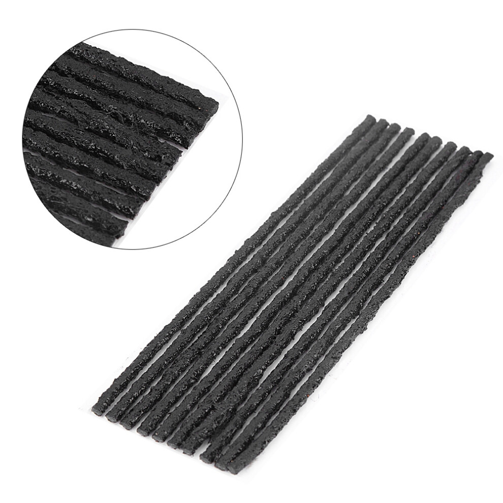 50 Pcs Tubeless Tyre Puncture Repair Rubber Black 7293282208674