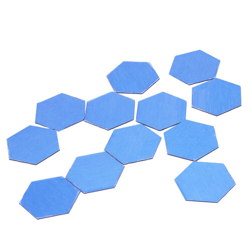 12pcs 3D Mirror Hexagon Wall Sticker Home Office Decor DIY Art  4x4.7cm 1