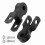 Pair 5cm Shock Absorber Riser for Bikes 9