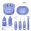 (Purple) Toys Oral Dentis Set 9pcs Interactive Games Safe Abs Learning Material Tools 1