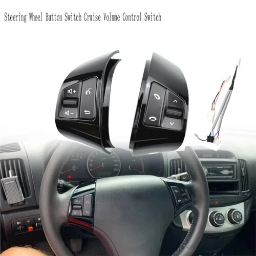 Multifunction Steering Wheel Button  Cruise Volume Control  for   HD 2008-2011 Black 2
