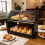 Double Decker Bamboo Bread Bin 2-Layer Bread Box Kitchen Storage Box with Lid for Freshness 5