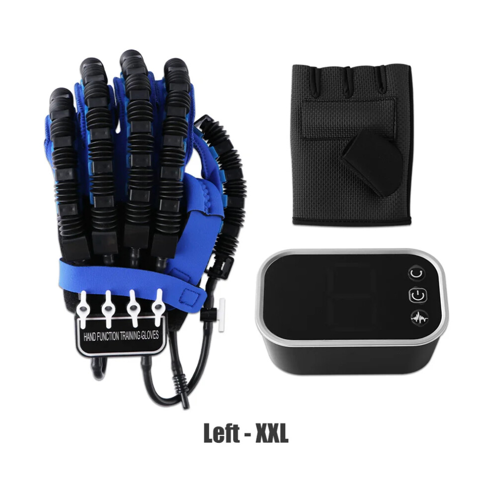 Stoyotu (Left Hand Xxl Szie) Intelligent Massage Gloves Robot Rehabilitation Gloves For Stroke Hemiplegia Hand Function Recovery Finger Trainer Hand Exercise