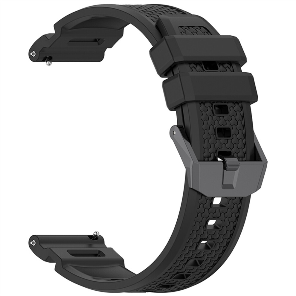 (Black) Silicone Sport Watch Band Strap For Garmin Venu X1 Black 688249463345