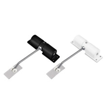 Cierrapuertas Invisible, Bisagra de Resorte con Silenciador Simple, Cierrapuertas Automático para el Hogar, Fuerza de Cierre Ajustable, 2 Piezas