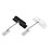 Invisibles Door Closing Device, Simple Mute Buffer Spring Hinge,Automatic Home Door Closer,Adjustable Closing Force,2Pcs 1