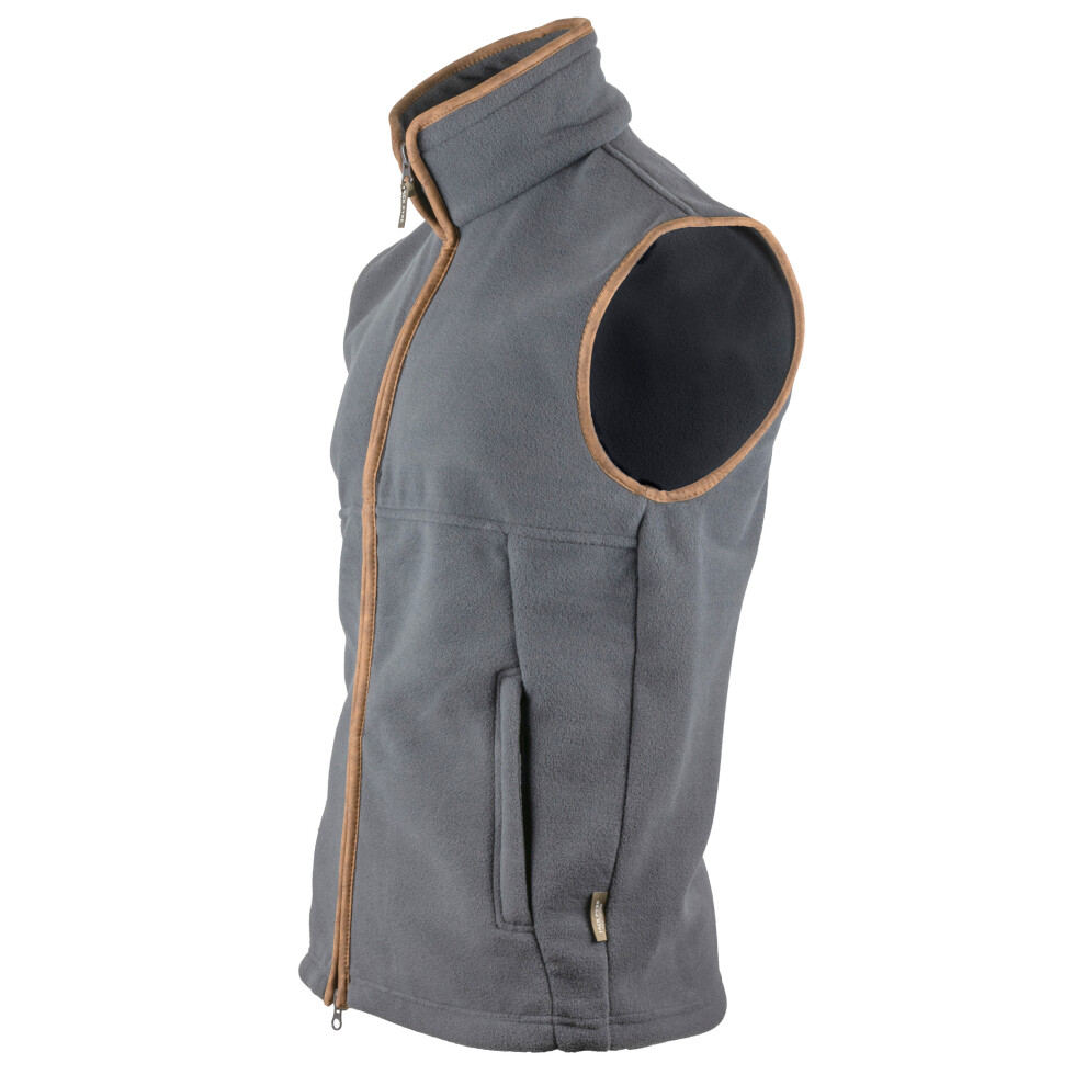 Jack Pyke Mens Countryman Thermal Fleece Gilet Charcoal 3X-Large Grey