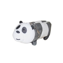 (Panda) Cat Pencil Plush Case Bear Patterned Stationery Storage Bag Present Gift Student