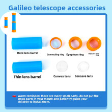 Kit Telescopio Fai da Te Scienza Bambini per Fisica Educativo Lavoro A Mano Giocattolo Regalo