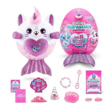 (White)Mermaiorn Serie Kuh Plüschtier Meerjungfrau Überraschungen Kuscheln Stofftier Puppe Tier
